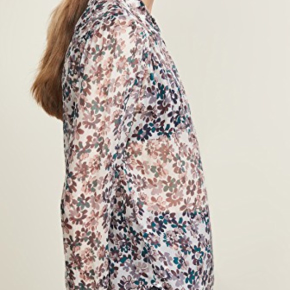 Rag & Bone Ivory Floral Susan Blouse - Picture 5 of 9